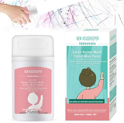 Wandfarbe weiß 100ml,Wandreparatur Rollbürste mit Wandreparaturpaste wandfarbe roller,Wandreparatur rollbürste roller wand weiß mit wandreparaturpaste für Graffiti Kratzer Wände