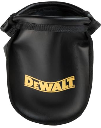 DEWALT Holsterbeutel, Schwarz, Mikrofaser, 13,6 kg Kapazität, Kein Verschütten von Teilen