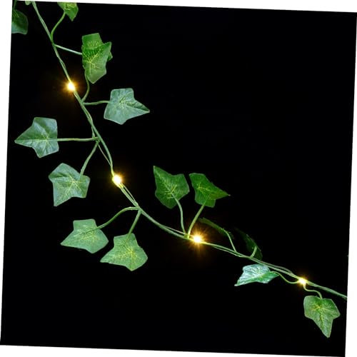 IMIKEYA Vine Led String Lights Garland Leaves for Home Courtyard Garden Decorative Lighting