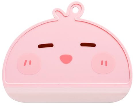 Mini-Glaswischer, Cartoon-Duschabzieher, Kleiner Kunststoffabzieher, Fensterabzieher, Leicht zu Reinigender Fensterspiegel, Wasserschaber für Duschtüren, Fensterspiegel (Rosa)