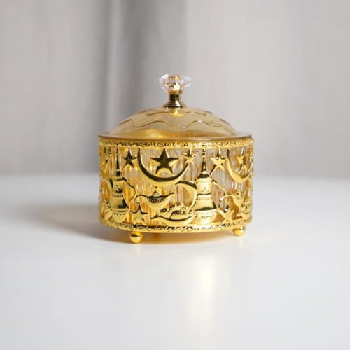 Generisch Glam Ramadan Eid Mubarak Teller Serviertablett 9.7 x 9.1 cm