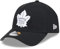 New Era Toronto Maple Leafs NHL Injection Schwarz Verstellbare 9Forty A-Frame Cap - One-Size