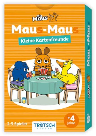 TRÖTSCH - Die Maus Mau-Mau Kartenspiel Mau(s)-Mau(s) Kleine Kartenfreunde | Ab 4 Jahren