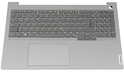Lenovo 5CB1M48402 Original Tastatur inkl. Topcase DE (deutsch) dunkelgrau | mit Backlight für ThinkBook 16 G6 ABP (21KK)