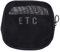 DEARMAMY Pochette De Nylon Noir De Voyage Organisateur De Toilette pour sous Vêtements Et Accessoires Trousse Pratique