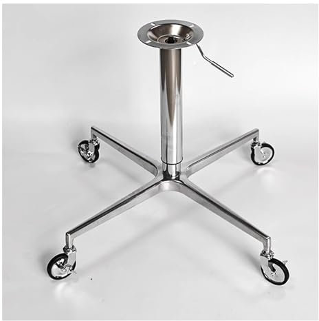 XILYZMO Support Table Réglable, Pieds Table en Métal À Levage pour Table Ronde Accessoires Support Pieds Meuble À Monter Soi-même Pieds Meuble Petite Table À Manger Table Basse(Silver)