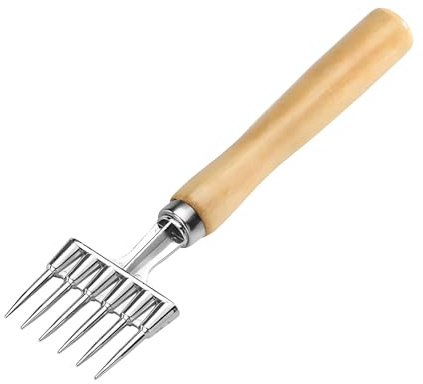 Ice Axe with Wooden Handle | Aluminium Alloy Ice Crusher - Ice Breaker Machine for Fishing Freezer Bar Home Camping