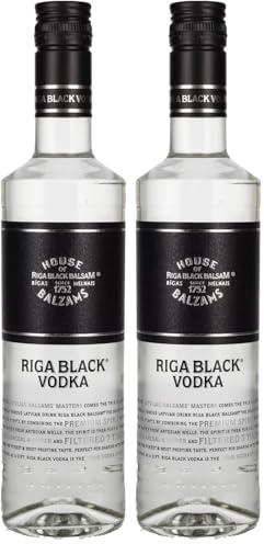 Riga Black Vodka 40% Vol. 0,5l (Lot de 2)