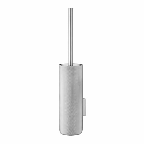 blomus WC-Bürste -MODO ROF- | Farbe Edelstahl | mit Wandhalterung | Material: Edelstahl, Kunststoff, Gummi | Maße: Ø 8,5 cm, H 49 cm | Design: Nina Thöming
