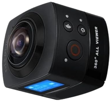 CCZRD 360 Degree Full Dimension WIFI Action Sports Camera Panoramic Video Waterproof For Diving Climbing VR Compatible Capture Details Clearly For Multi Scene Needs