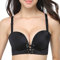FallSweet Add Two Cups Bras Brassiere for Women Push Up Padded Unlined (70/32C, Black)