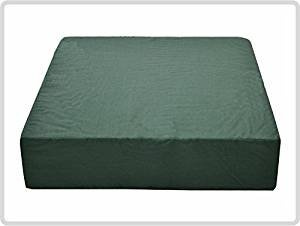 Pflegehome24® Sitzerhöhung Stuhlerhöhung Sitzkissen Bodenkissen 40 x 40 x 10cm, grün