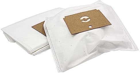 vhbw 10x Sacs compatible avec Rowenta Dymbo RS 005...099 aspirateur - microfibres non tissées, 31cm x 22cm, blanc