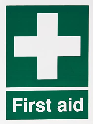 UK Safety Store FA.06W-SA First Aid Sign 150mm x 200mm - Self Adhesive