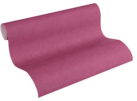 Livingwalls Vliestapete Neue Bude 2.0 Tapete Uni 10,05 m x 0,53 m rosa rot lila Made in Germany 362065 36206-5