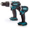 Makita DHP458Z 18V Li-ion Cordless Combi Drill Body with Makita DTD152Z 18v Li-ion Impact Driver Body