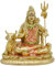 alikiki Indien Gott Herr Shiva Idol Statue mit Kuh Nandi – Hindu-Gott Indischer Heimtempel Mandir Pooja Artikel Murti Decor Indische Figur Diwali Geschenke Meditation Yoga Zimmer Altar Dekoration