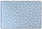 Primaflor Kinderteppich Gepunktet - Punto, Pastell Blau, 140 x 200 cm, Hochwertiger und Pflegeleichter Teppich für Kinder- und Babyzimmer, Spielteppich für Mädchen und Jungen