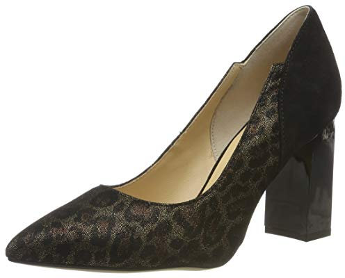 Caprice Damen Effi Pumps, Schwarz (Black Leo Comb 94)