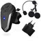 vFound BT-S3 1000m Intercom Moto Casque Casque Systèmes de Communication en Temps réel Mains Libres Radio FM Interphone Bluetooth étanche pour 2 ou 3 Cyclistes(1 Pièce)