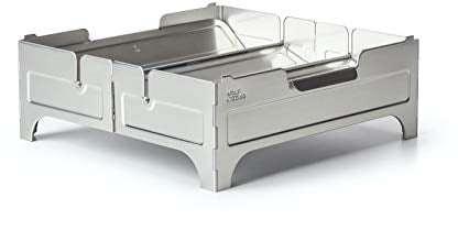 Wolf Grizzly | Fire Safe | tragbare und faltbare Feuerstelle für Camping, Kochen und Lagerfeuer.