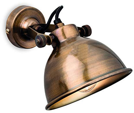 Firstlight Mantis Wall Light, Antique Brass