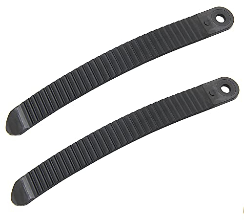 UP100 7,6 Zoll & 194mm Snowboard Bindung Zehenzunge Leitergurte Schwarz für Snowboardschuhe