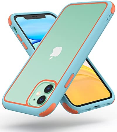 MobNano Compatible with iPhone 11, Ultra Thin Hybrid Case, Soft TPU Shockproof Bumper Anti Scratch Cover for iPhone 11 - Light Blue