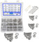 newlng Kit Viti e Dadi M2 M3 M4 M5 Esagono Incassato Bulloni Acciaio Inossidabile 304 Viti a Brugola Esagonale Testa a Bussola Dadi Rondelle Assortimento Kit 940pezzi