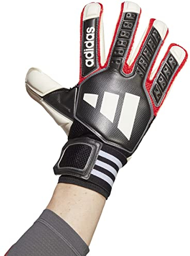 adidas Unisex-Erwachsene Tiro Pro Torwarthandschuhe, Schwarz/Weiß/Iron Metallic, 7