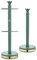 Tower T826135JDE Cavaletto Mug Tree and Towel Pole Set with Anti-Slip Base, Jade Green and Champagne Gold