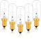 Caldarax 5 Pack 40W E14 Cooker Hood Bulb, Dimmable T25 Bulbs, Warm White 2700K, 350lm, AC 220V-240V, Small Edison Screw Bulbs, for Extractor Fan, Sewing Machine, Refrigerator