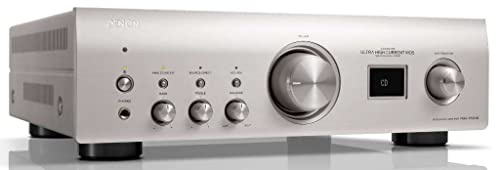 Denon PMA-1700NE Integrated Amplifier (140W x 2), USB-DAC & Phono Equalizer, Analog Mode, High-Current Power Circuit, AL32 Processing Plus, Hi-Res Audio, Silver, Home Audio Receivers & Amplifiers