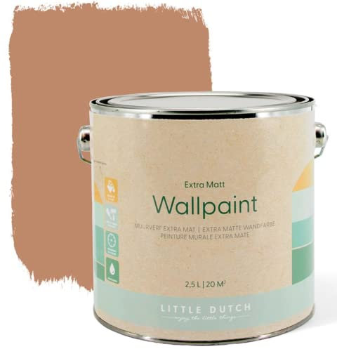 Little Dutch 8717 Wandfarbe Extra Durable - 2,5L - pure rost