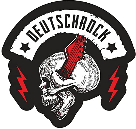 Spaß Kostet Aufkleber Deutschrock Musik mit Totenkopf Motiv (Wetterfest)