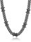 Bandmax Dornen Panzerkette Schwarz Kubanische Kette Herren Edelstahl 9 MM Breite Länge 50 CM + 5 CM Biker Punk Kette Schmuck Accessoires für Jungen