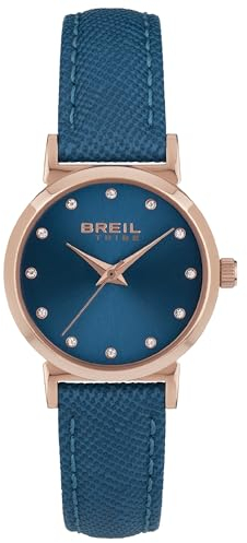Breil Orologio DONNA BELLA quadrante MONO-COLORE BLU movimento SOLO TEMPO - 3 LANCETTE QUARZO e CINTURINO PELLE BLU EW0614