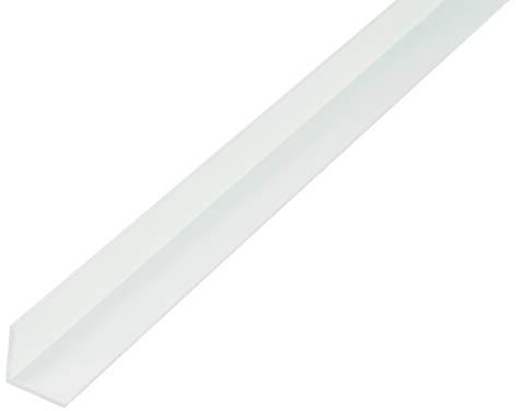 Alberts 488246 Cornière | PVC Blanc | 1000 x 30 x 30 mm Profilés
