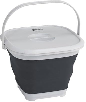 Outwell COLLAPS Bucket Square Navy Night Bucket with Lid OUTWELL Colour Navy Night