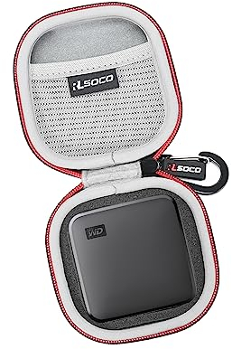RLSOCO Carrying Case Compatible with WD 2TB/1TB/480GB Elements SE SSD Portable SSD (Case Only)