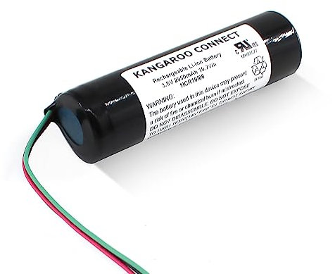 Kangaroo Connect - Batteria agli ioni di litio da 3,6 V, 2050 mAh, 1/CR19/66