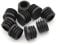 48mm Black Plastic Plugs, Black Round Tube Covers, Inner End Caps for Chairs Desks Tables Foot Furniture Pipe, 20 Pcs