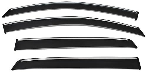 FURREN Wind Deflectors Side Window Deflectors For Vw For Golf For R-line For Tsi For Evo 2017-2020 Car Window Visors Windows Sunvisor Cover Rain Sun Visor Car Window Shade Visor