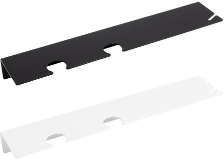 Natural Goods Berlin KLEAN Soporte para Dispensadores de Jabón | Montaje Sencillo en Pared | Soporte de Metal en Blanco | Soporte para 2 Botellas Rellenables con Dispensador de Gel de Ducha y Champú