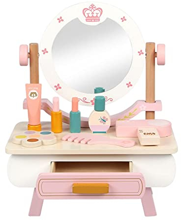 predolo Eleganter Prinzessinnen-Schminktisch für kleine Mädchen