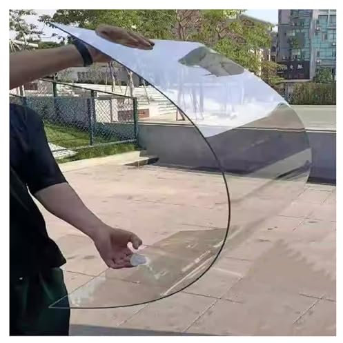 Dachplatten Aus Polycarbonat,Transparente PC-Dauerplatten Sonnenlicht-Paneele,UV-beständig,Beidseitig Foliert,für Gewächshaus Gartenbau Carports Vordächer,Anpassbar ( Size : W1.56*L8m/W5.12*L26.24ft )