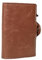 Smart Wallet One mit Münzfach - RFID Schutz - Kartenetui - Mini Geldbörse Herren und Damen - Geldbeutel Klein - Portemonnaie - Portmonee - Card Holder - Unisex - braun - inkl. Giftbox