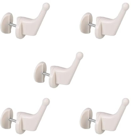 GOBIWM Lot de 5 crochets pour radiateur, porte-serviettes, porte-serviettes, crochets de séchage (3,5 cm)