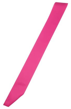 PATIKIL 63x4 Bandas de Satén en Blanco, Bricolaje Simple Cintas Graduación Reina Bandas Fiesta Accesorio para Graduado Fiesta Boda Banquete Halloween Decoraciones, Rosa Rojo