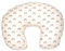 BABYGO® Nursing Pillow for Breastfeeding and Bottle Feeding with Removable Cover | Ergonomic Design to Relieve Back Pain | Nursing Essential | Organic Cotton | Rainbow